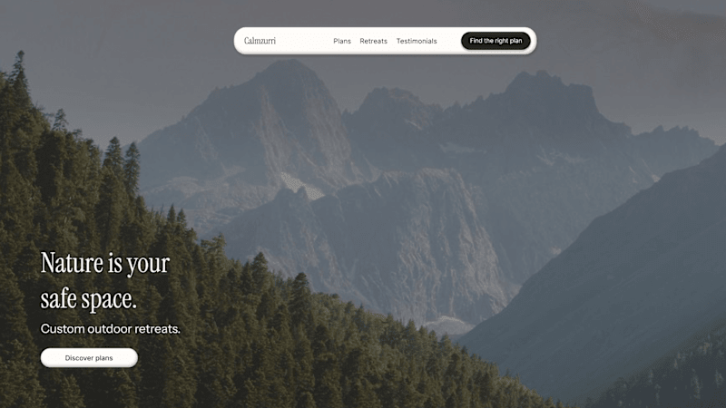 Cover image for Calmzurri - Outdoor Retreats