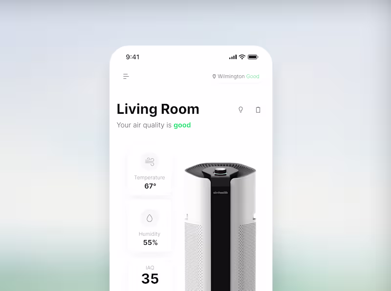 Cover image for Airhealth helps people monitor indoor