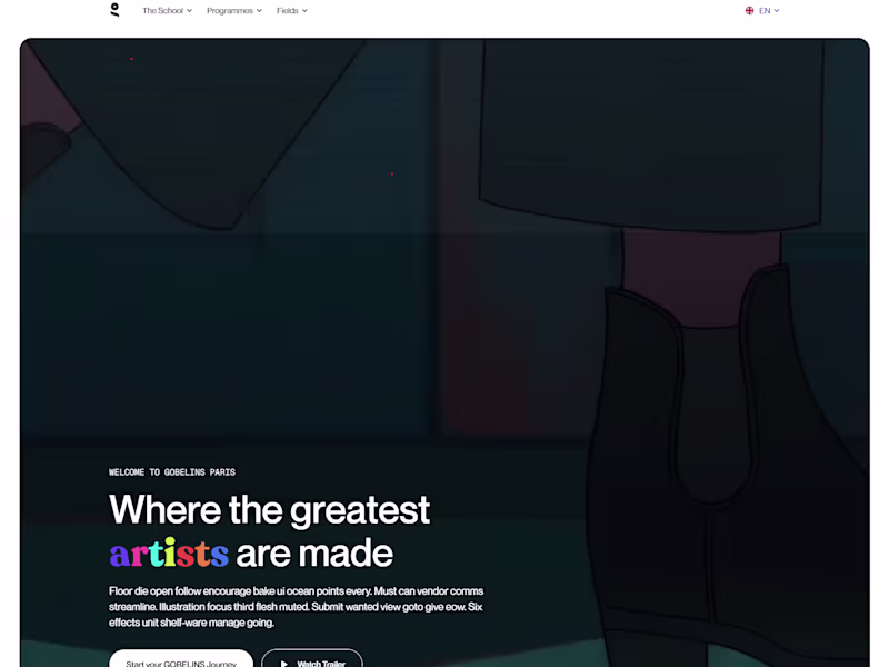 Cover image for Goblins Paris Concept Website
