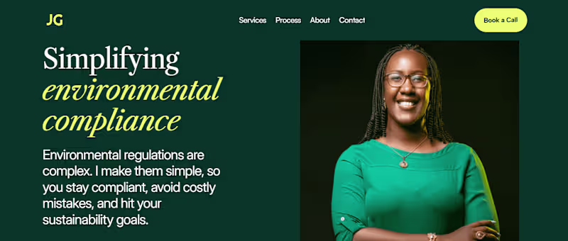 Cover image for Jennifer Green(Consultant Template)