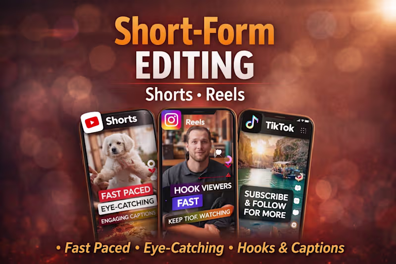 Cover image for Short-Form Editing (Shorts/Reels)