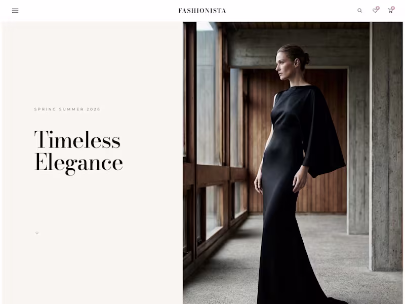 Cover image for Fashionista: Luxury E-commerce Platform Development