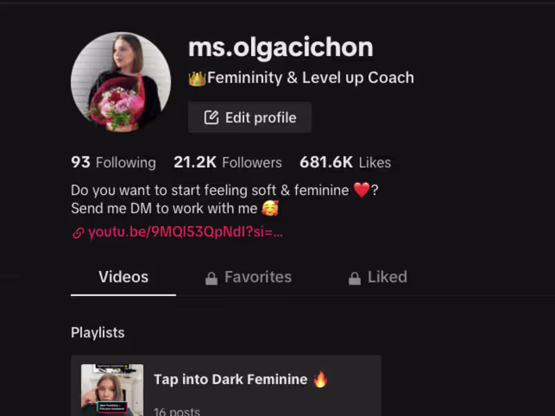 Cover image for I will manage and create content for your TikTok profile.