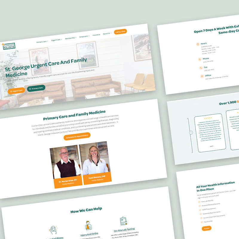 Cover image for Website Redesign Healthcare Responsive website- Webflow project