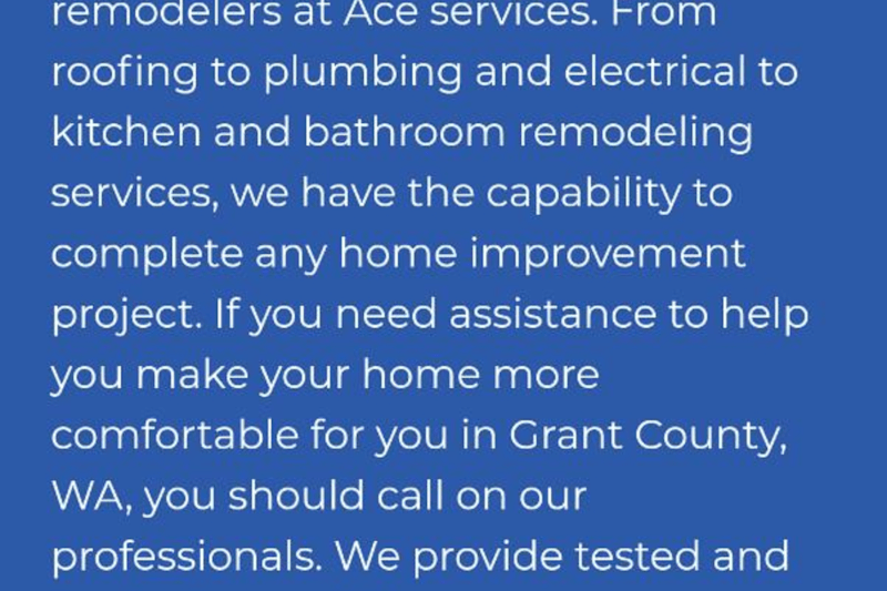 Cover image for Ace Services website copy
