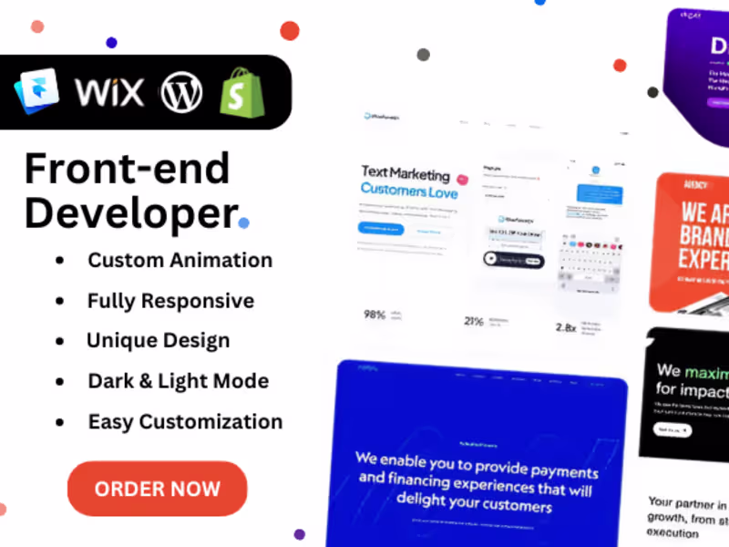 Cover image for Creative Front-End Developer | Stunning & Functional Websites