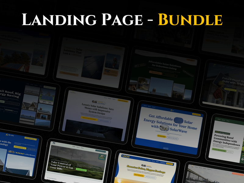 Cover image for Landing Page - Bundle