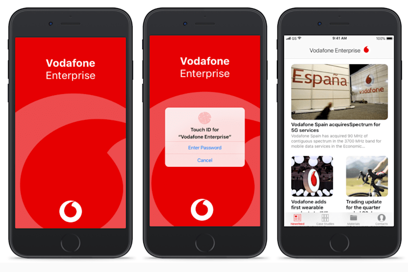 Cover image for Internal app - Vodafone