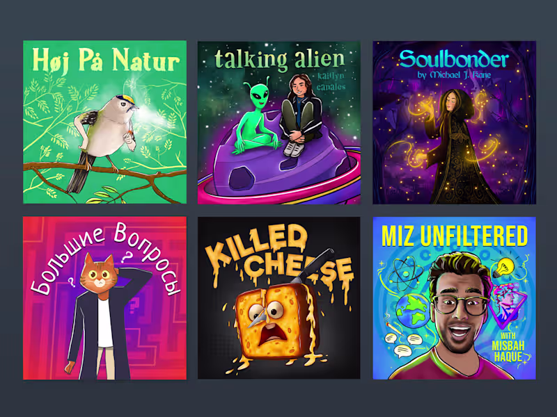 Cover image for I will design your podcast cover or podcast logo