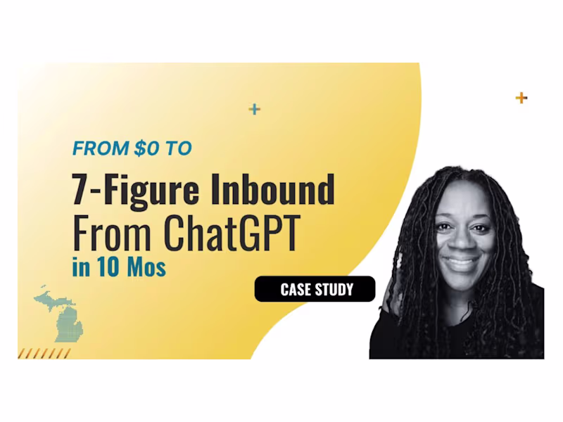 Cover image for From $0 to 7-Figure Inbound from ChatGPT
