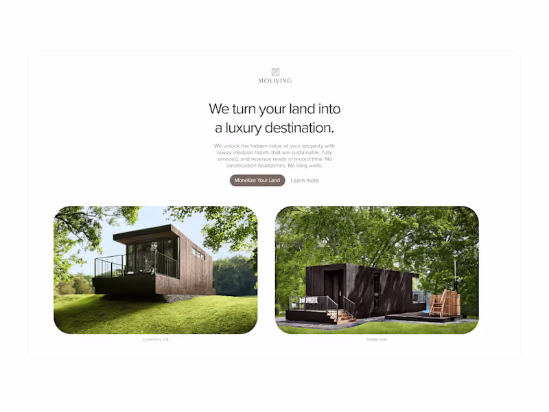 Cover image for Moliving Site Hero Redesign