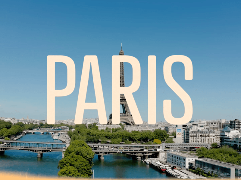 Cover image for Exploring Paris Trailer Creation