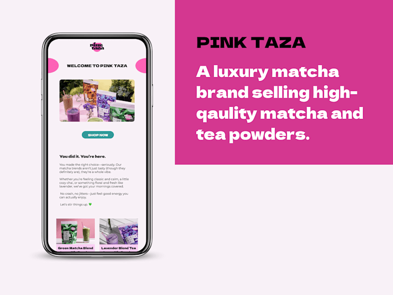 Cover image for Crafted Email Strategy for Pink Taza