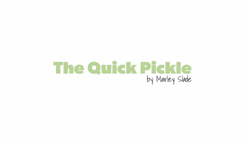 Cover image for The Quick Pickle