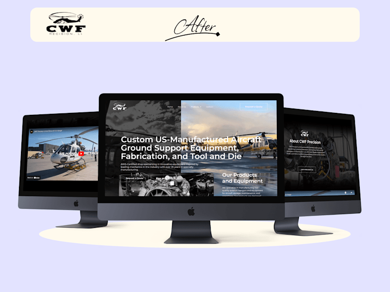 Cover image for Website Redesign for Manufacturing Company
