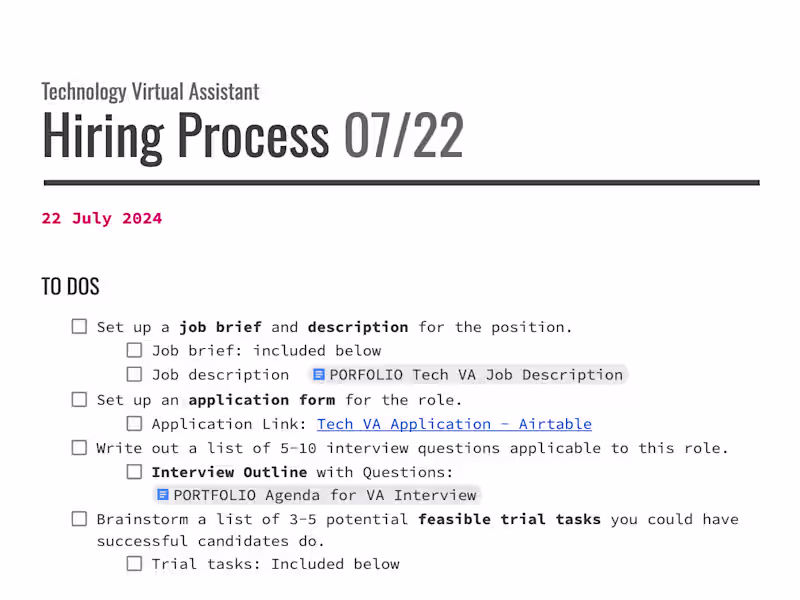 Cover image for Process Creation: Help me hire!