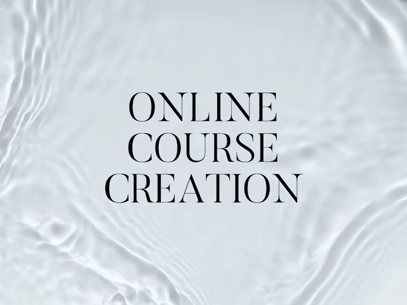 Cover image for Done-For-You Online Course Creation