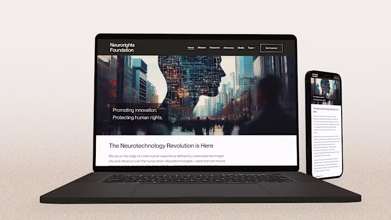 Cover image for Neurorights Foundation Website Redesign