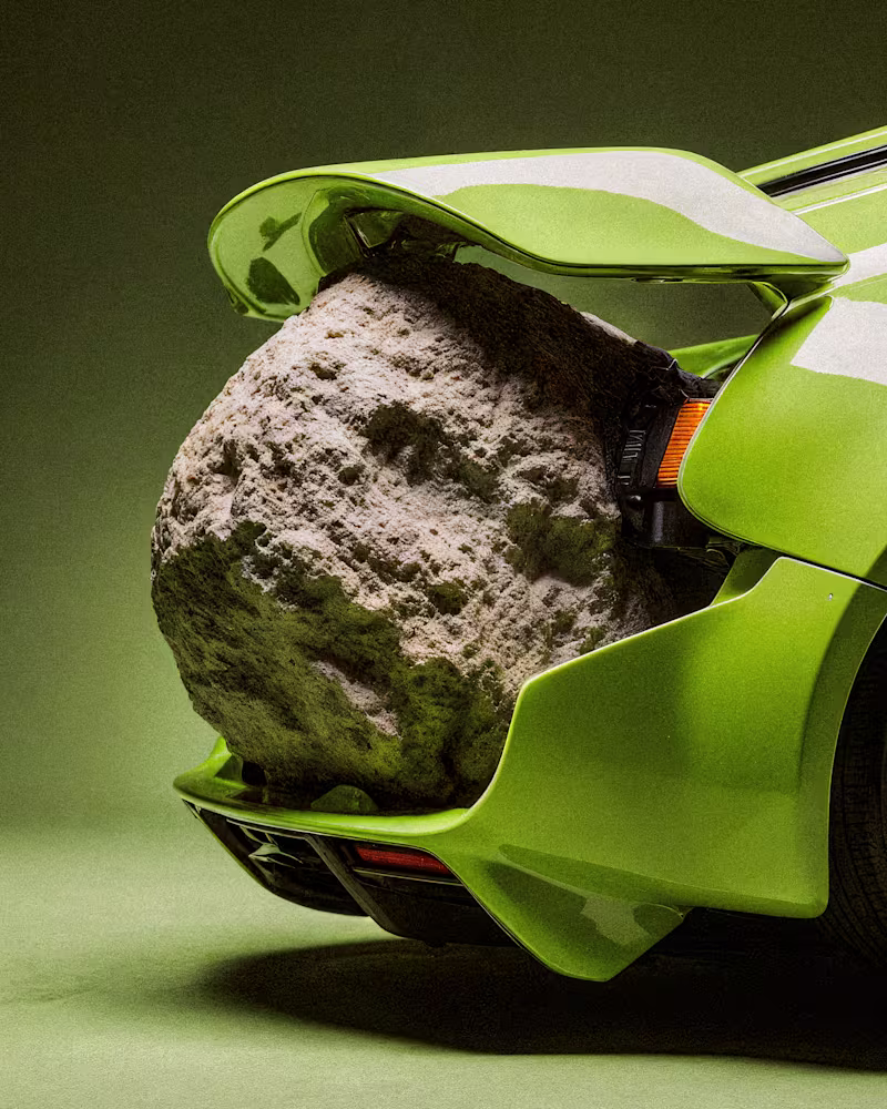 Cover image for Supercars with stone moss. K1 with Krea AI. 🚀