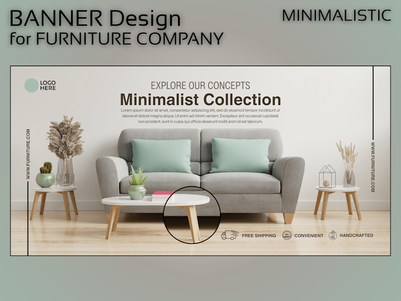 Cover image for Compelling & Minimalistic Banner Advertisement Design