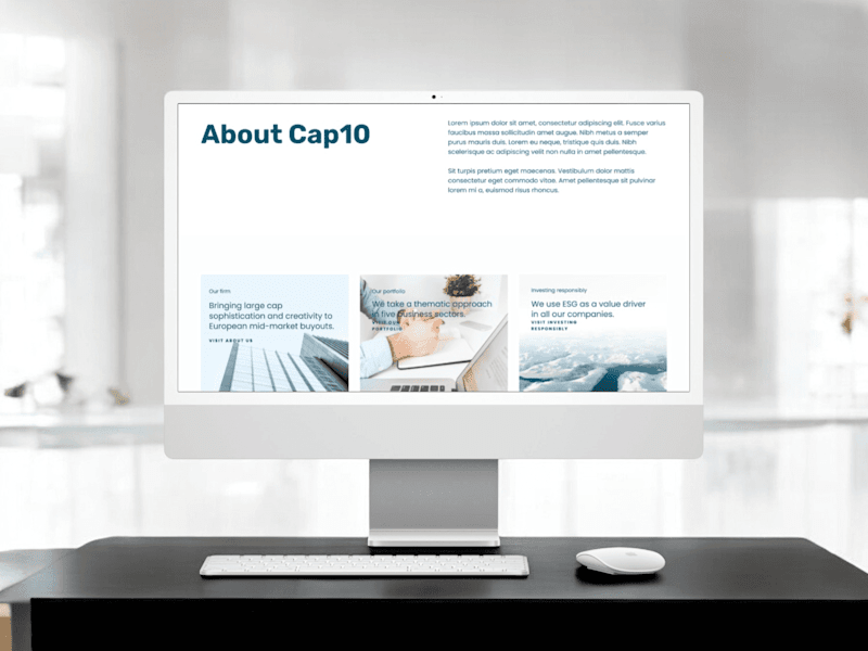 Cover image for CAP10 Website Redesign