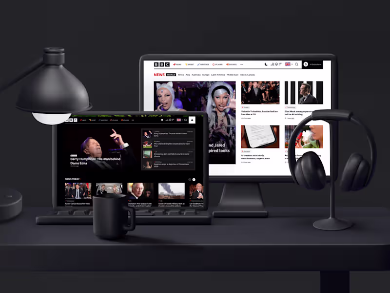Cover image for BBC Website Redesign