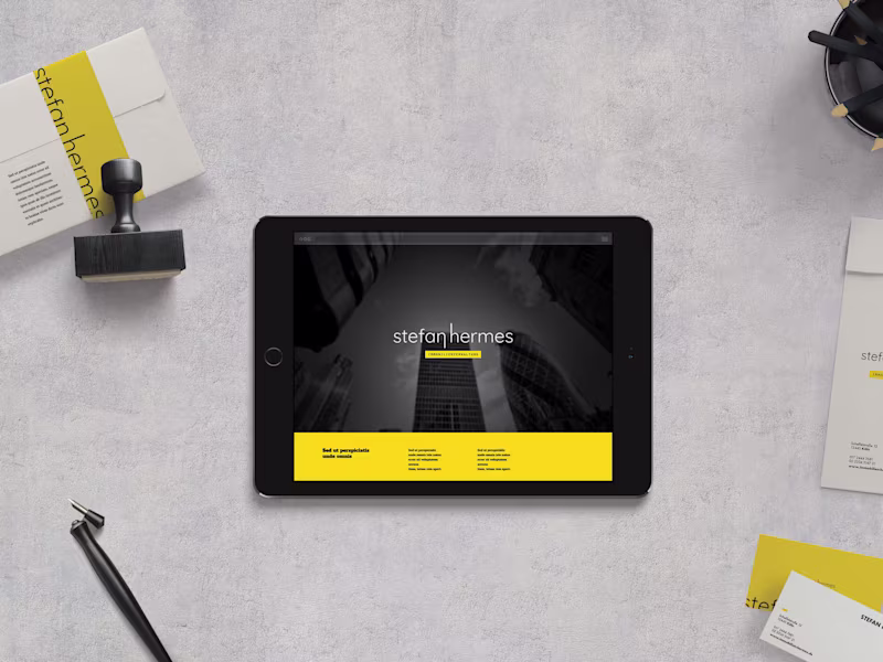 Cover image for STEFAN HERMES Branding