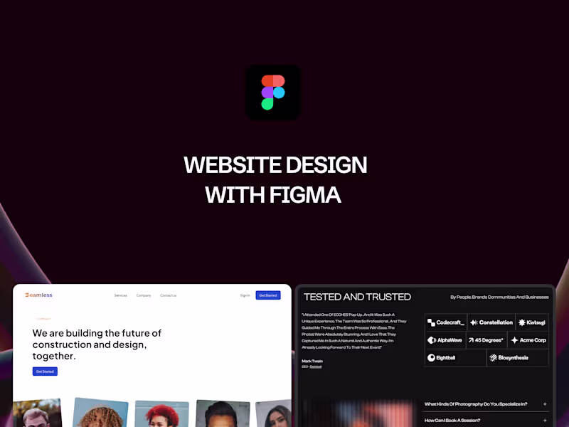 Cover image for Website Design with Figma