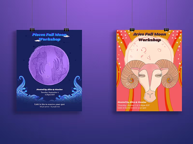 Cover image for Full Moon Workshop Posters