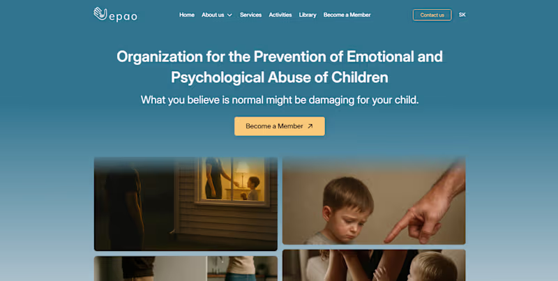 Cover image for Working on a website that truly matters. EPAO is an organiza...