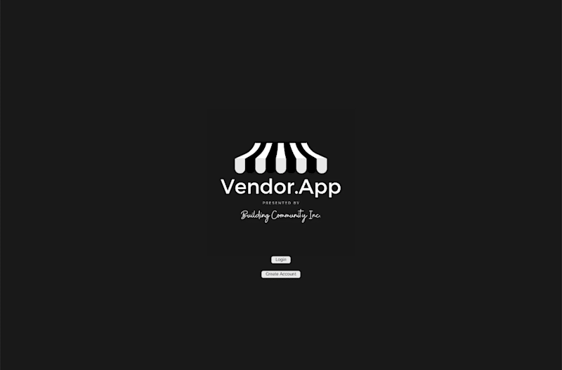 Cover image for Vendor App for Building Community Inc