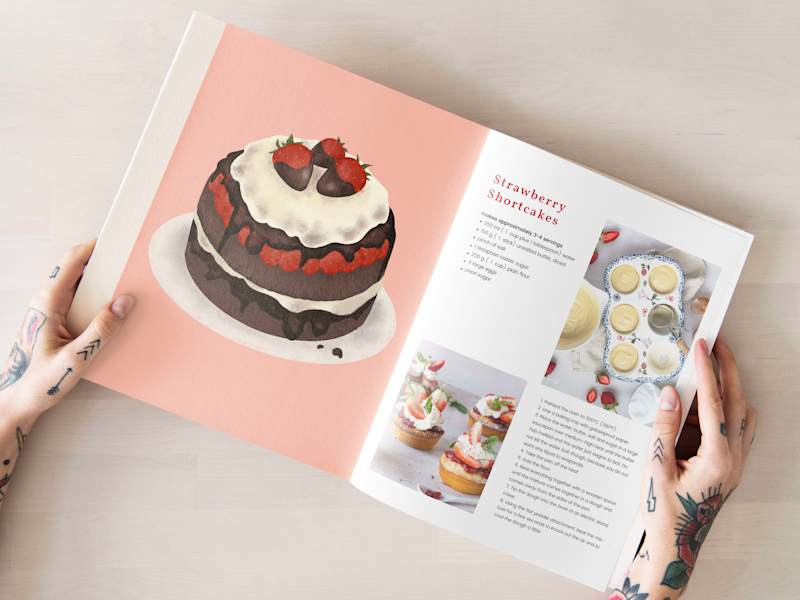 Cover image for Recipe Book Illustrations