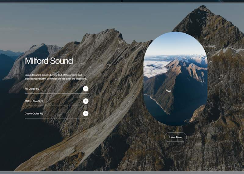 Cover image for Custom UX/UI design for True South Flights