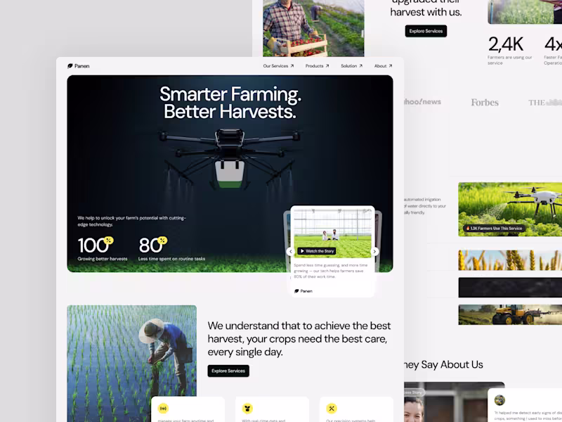 Cover image for UI/UX Design for Panen's Agriculture Platform