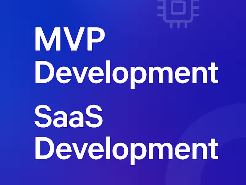 Cover image for Saas/MVP Application Devolpment