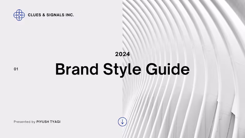 Cover image for Corporate Brand Guidelines Presentation