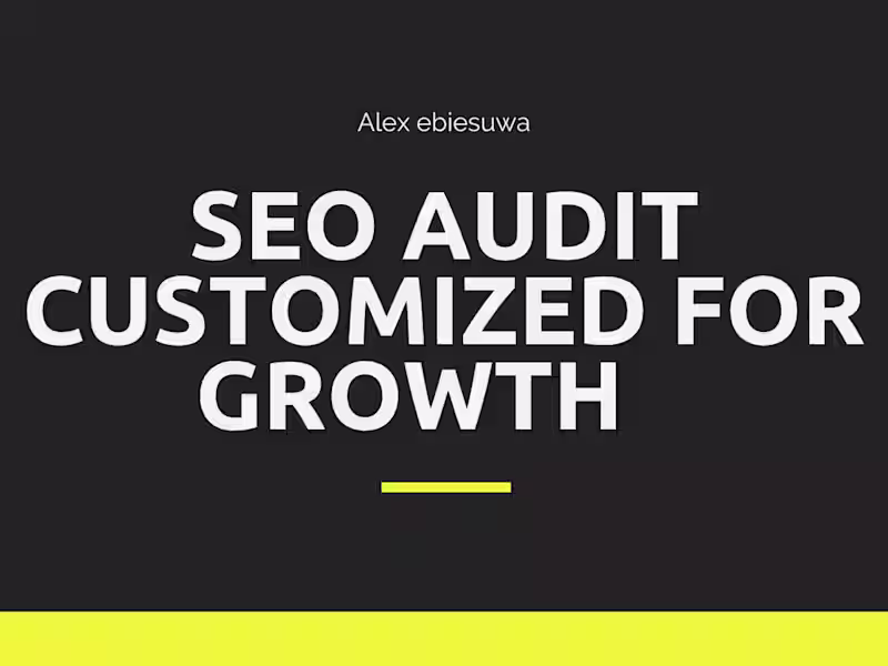 Cover image for Growth-Focused SEO Auditing