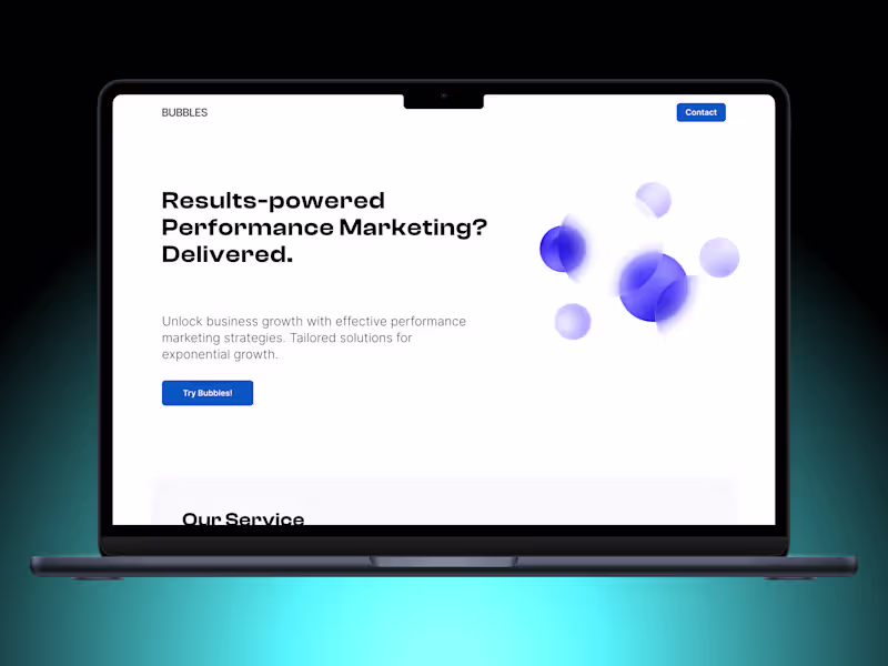 Cover image for Bubbles - Your Partner in Digital Growth