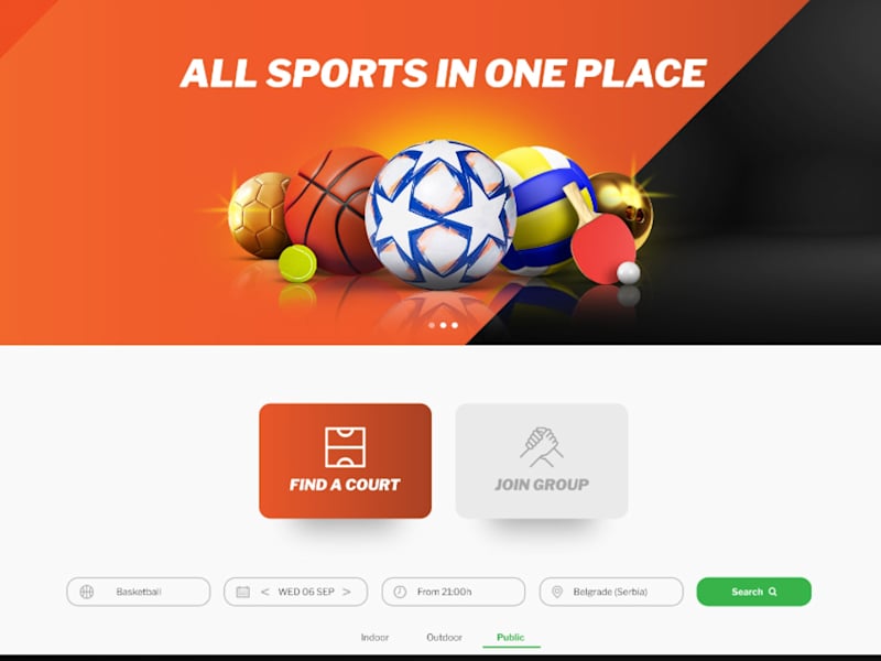 Cover image for Sports platform design