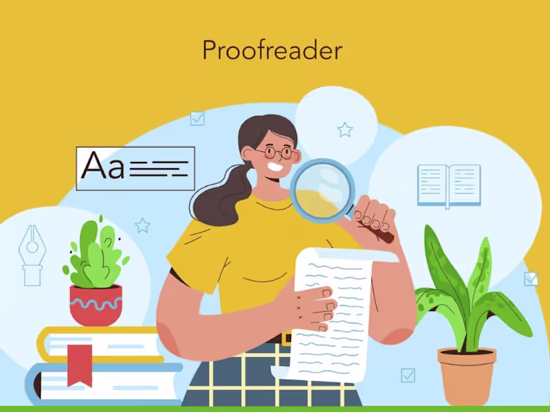 Cover image for Proofreading Services
