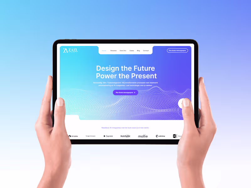 Cover image for ZAEL AI — Website Design & Framer Development