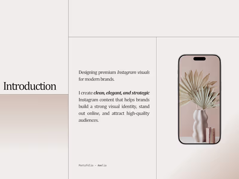 Cover image for Instagram visual branding project created