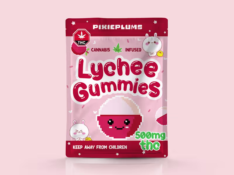 Cover image for Lychee Gummies Packaging