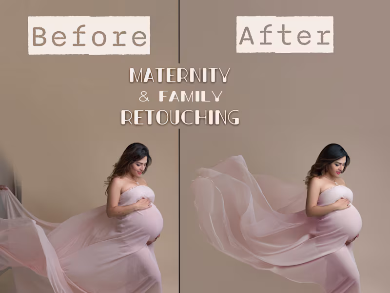 Cover image for Standard retouching of 10 Maternity or Newborn photos.