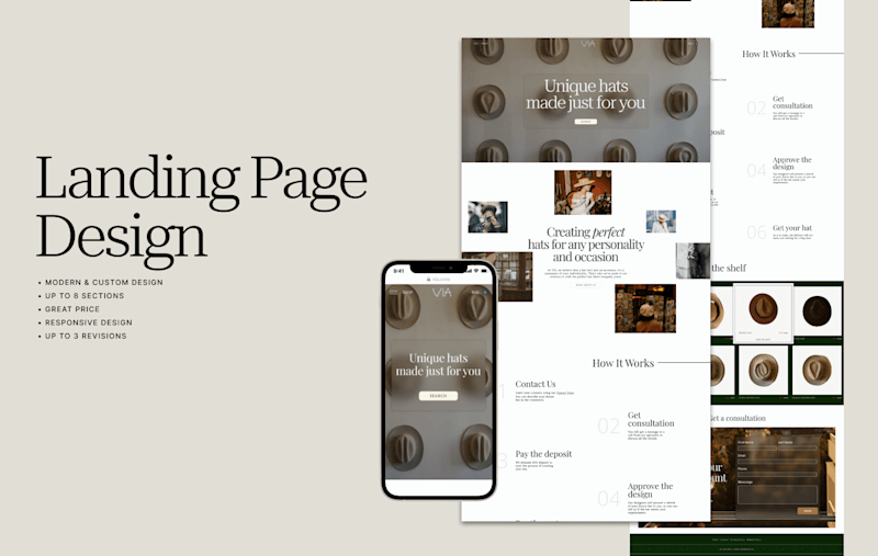 Cover image for Landing Page Design