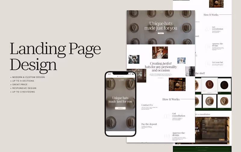 Cover image for Landing Page Design