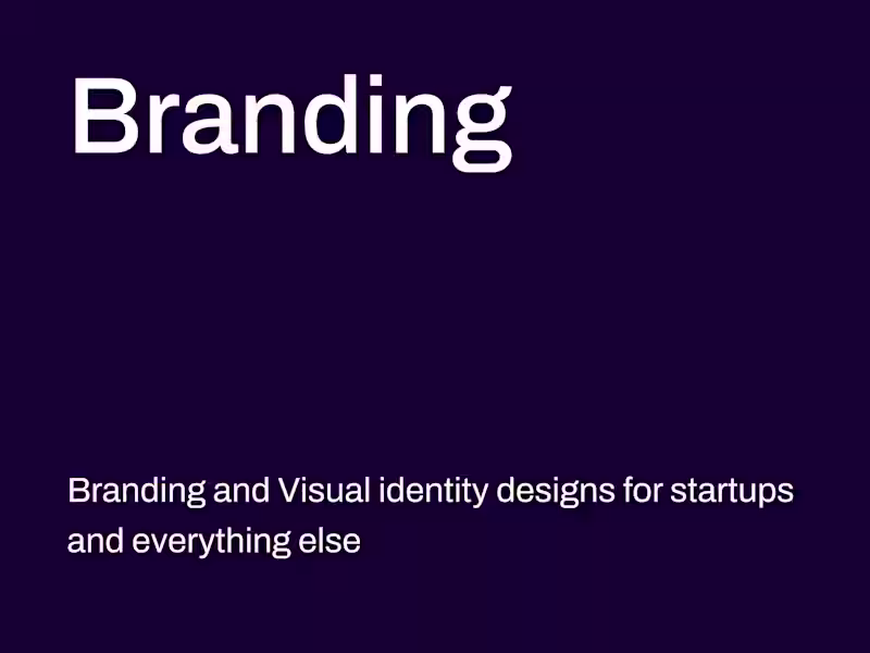 Cover image for Branding & Visual Identity