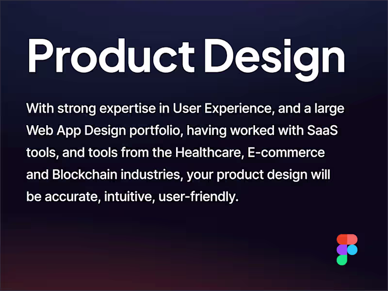 Cover image for Product Design (Web App/Admin Panel/Dashboard Design)