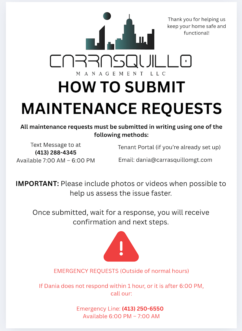 Cover image for Property Management Maintenance Flyer