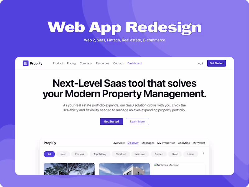 Cover image for Web App Redesign for Better User Engagement